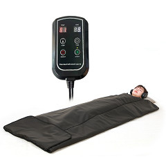 Couverture infrarouge lointaine portative de sauna de Detox de 3 zones pour la beauté de santé