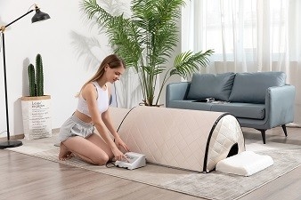 3 bas sauna infrarouge de chauffage de dôme de sapin des soins de santé 1300W de dôme de sauna d'EMF de zone