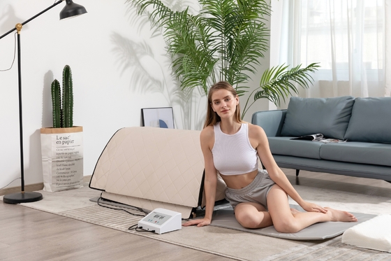 3 bas sauna infrarouge de chauffage de dôme de sapin des soins de santé 1300W de dôme de sauna d'EMF de zone