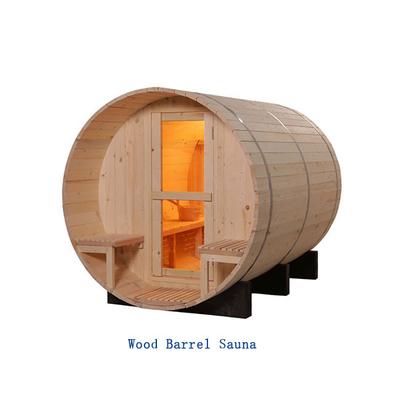 Bain de vapeur extérieur brûlant de sauna de baril en bois de pin de ménage de Smartmak