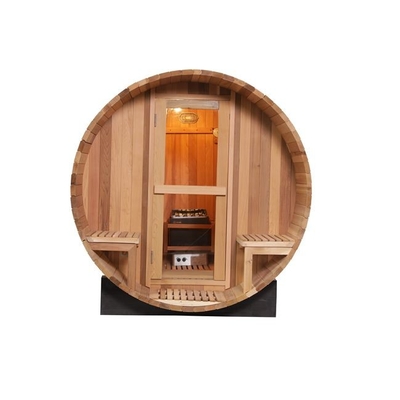 Bois Cedar Outdoor Sauna Room de sauna de baril de personne des soins de santé 4 de famille