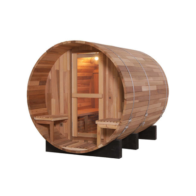 Bois Cedar Outdoor Sauna Room de sauna de baril de personne des soins de santé 4 de famille
