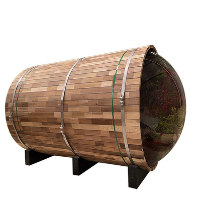 Bain de vapeur rouge canadien de sauna de baril de personne de Cedar Wood 6 pour le jardin