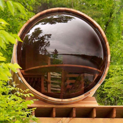 Bain de vapeur rouge canadien de sauna de baril de personne de Cedar Wood 6 pour le jardin