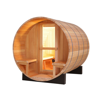 Pièce en bois 4500W extérieur de sauna de baril de cigûe canadienne