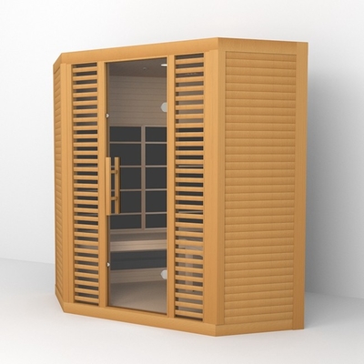 3-5 basse thérapie infrarouge faisante le coin 2300W de lumière rouge de pièce de sauna d'Emf de personne