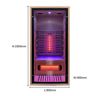 Infrarouge coloré de Starlight de la pièce 7 à la maison d'intérieur de sauna d'homme d'ETL un petits