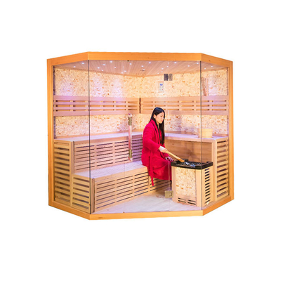 Cèdre rouge de vapeur de maison de pièce d'intérieur de sauna pour le blanchiment de Detox et de peau