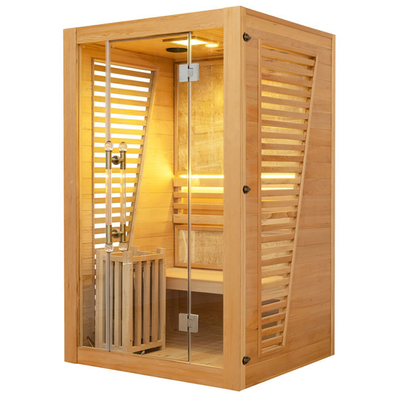 OEM pour deux personnes humide de sauna et de bain de vapeur de cigûe extérieure traditionnelle