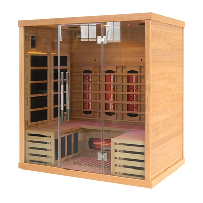 2700W maison Cedar Ozone Far Infrared Sauna rouge pour amincir le corps