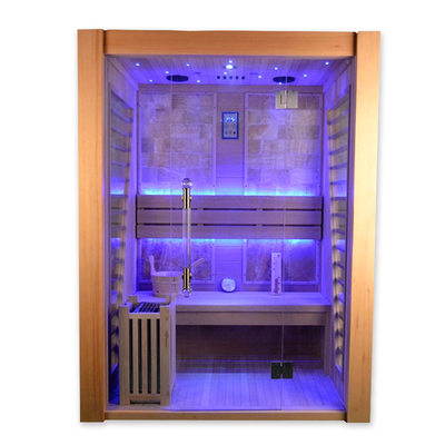 Smartmak jusqu'à 90 personne Cedar Wood Steam Sauna Room du degré 3 pour le jardin