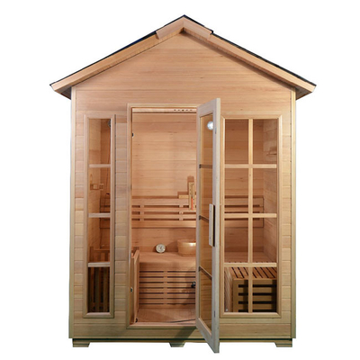 Bois sec de sauna de Cedar Modern Sauna Outdoor Wet de séquoia de 6 personnes