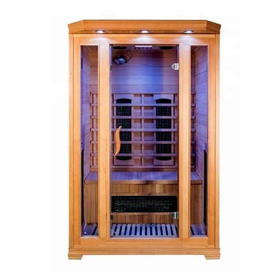 Pièce infrarouge de sauna de personne à la maison faite sur commande de la cigûe 2 avec l'oxygène Ionizer