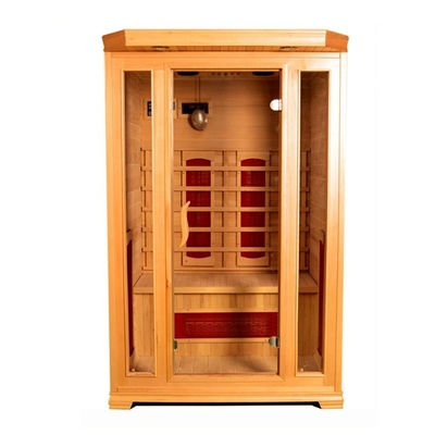 Pièce infrarouge de sauna de personne à la maison faite sur commande de la cigûe 2 avec l'oxygène Ionizer