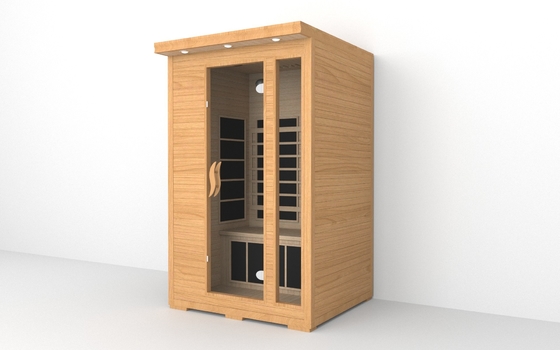 Sauna infrarouge de pleine personne d'intérieur du spectre 2 avec la fenêtre de ventilation