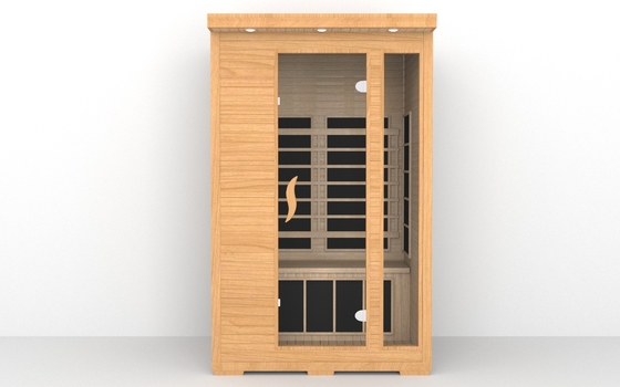 Sauna infrarouge de pleine personne d'intérieur du spectre 2 avec la fenêtre de ventilation