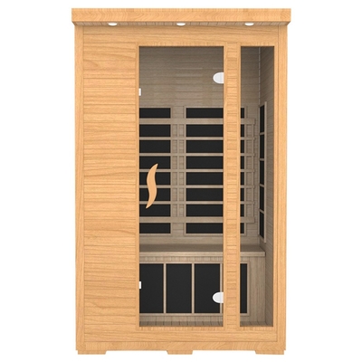 Sauna infrarouge de personne rouge canadienne à la maison de Cedar Wood 2 pour sculpter de corps