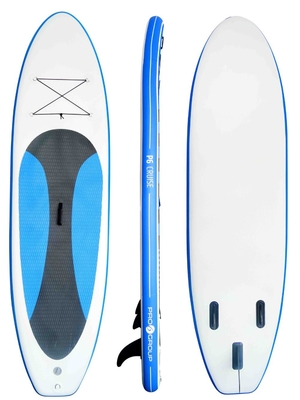 Le panneau de palette gonflable croisé extérieur tiennent la planche de surf pour le débutant