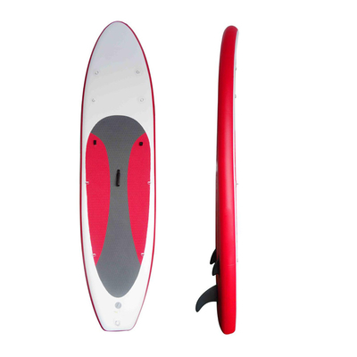 L'adulte se lèvent pour souper la planche de surf gonflable de Paddleboard d'explosion de panneau de palette