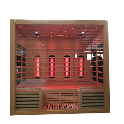 Personnes en bois solides de vapeur de pièce infrarouge sèche faite sur commande de sauna 3