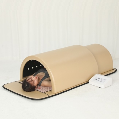 le Detox lointain de sauna de verrière infrarouge de physiothérapie du corps 1200W a sué couché