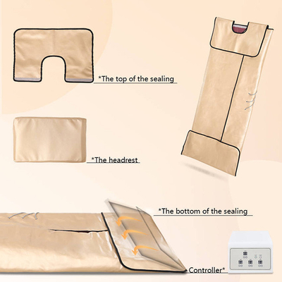 3 zones chauffant le sac couvrant de sauna de corps de perte de poids de sauna infrarouge