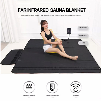 3 zones chauffant le sac couvrant de sauna de corps de perte de poids de sauna infrarouge