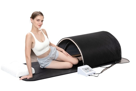 le dôme infrarouge portatif de sauna du sapin 900W fixent le lit pour le régime de corps